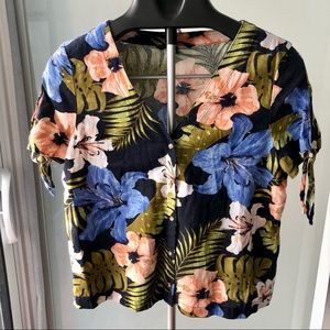 VERO MODA Tropical Floral Shirt | S